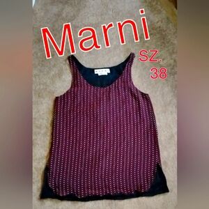 Marni Conversion Tie Back Tank sz.38(US Sz.2)